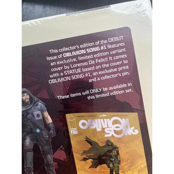 Sealed Oblivion Song Issue #1 Collector’s Edition w Statue, Print & Pin JL - Picture 7 of 7